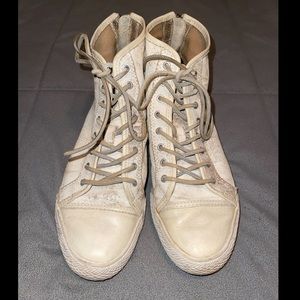 Frye Distressed Vintage Sneakers